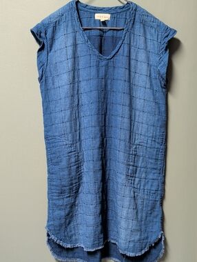 Cloth and Stone Women's Large Denim tunic dress 100% cotton
